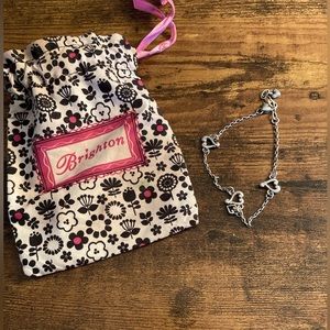 Brighton Silver Heart Anklet